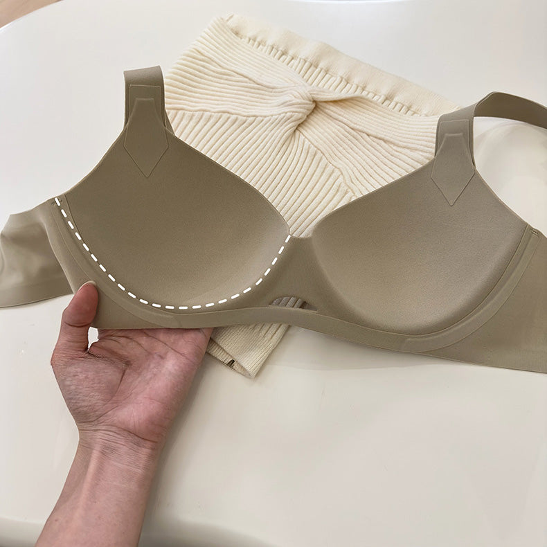 Jena Bra 無鋼圈蕾絲成套內衣【綠色】5色